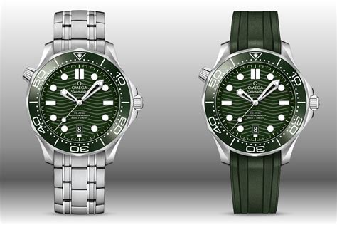 omega watch grey|green Omega Watch band 98000204.